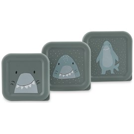 Lot de 3 boîtes à goûter mr. Shark