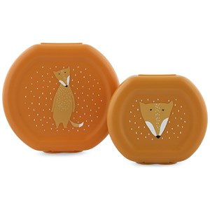 Lot de 2 boîtes à goûter à clip mr. Fox