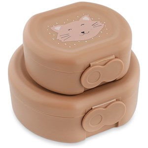 Lot de 2 boîtes à goûter à clip mrs. Cat