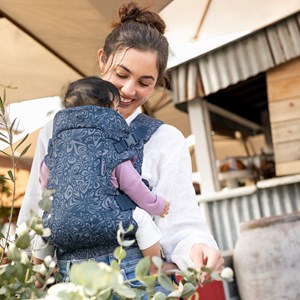 Porte bébé flip 4 en 1 navy floral