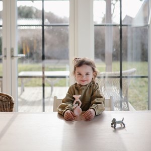 Jouet à ventouse hexapop blush