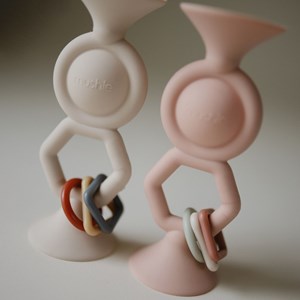 Jouet à ventouse hexapop blush