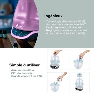 Humidificateur multifonctions hygro+