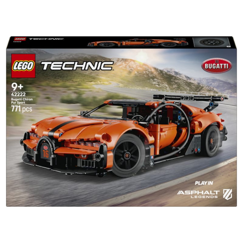 LEGO® Technic Hypercar Bugatti Chiron Pur Sport 42222