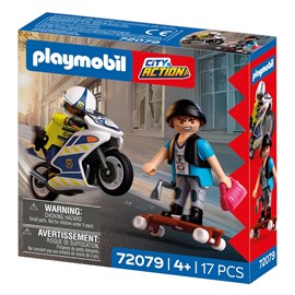 Course poursuite en moto