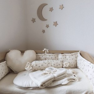 Tour de lit cododo olive bloom (180 cm)