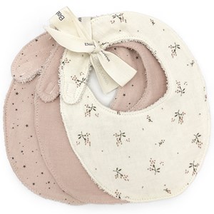 Lot de 3 bavoirs roseberry