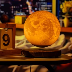 Globe lune 3d en auto-lévitation moonfli