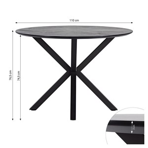 Table homestyle4u vert