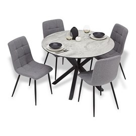 Table homestyle4u gris