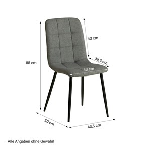 Table homestyle4u gris