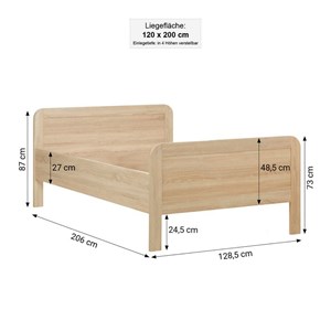 Lit homestyle4u beige