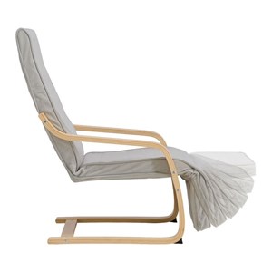 Fauteuil homestyle4u beige