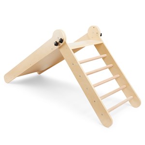 Toboggan enfant bois, pliable, échelle, jeux intérieur - favorise la motricité