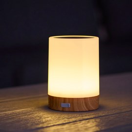 Lot de 2 lampes de table sans fil blanc duolight