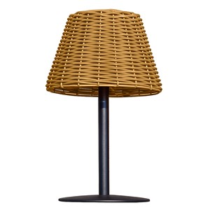 Lampe de table solaire beige amira
