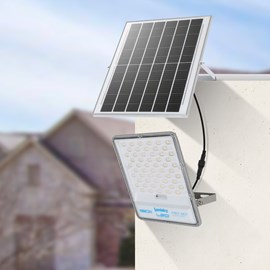 Projecteur solaire sensor noir titan