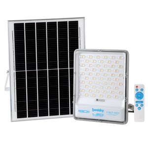 Projecteur solaire sensor noir titan