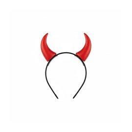 Serre-tête corne diable rouge