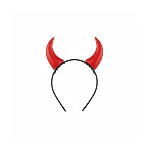 Serre-tête corne diable rouge