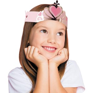 Diadèmes dorés de princesse