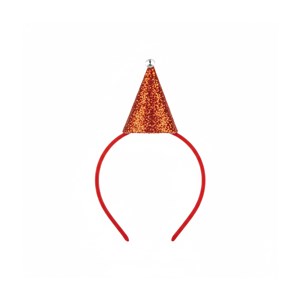 Serre tete bonnet noel glitter