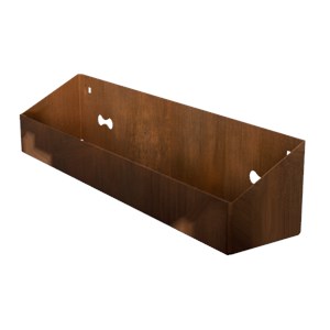 Bac à épices en acier corten pour meuble brasero