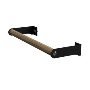 Poignée en chêne pour meuble brasero noir