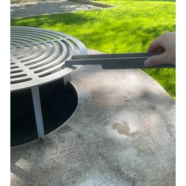 Pince 2 en 1 pour brasero