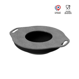 Brasero plancha ø65cm à poser