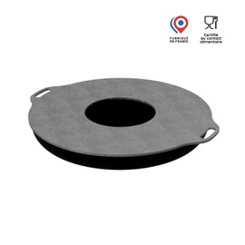 Brasero plancha ø100cm à poser