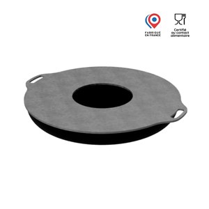 Brasero plancha ø100cm à poser
