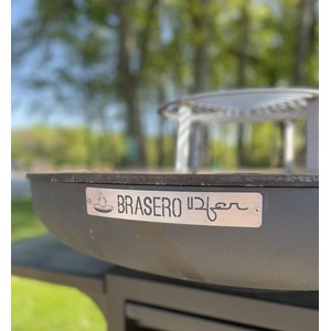 Brasero plancha ø100cm à poser