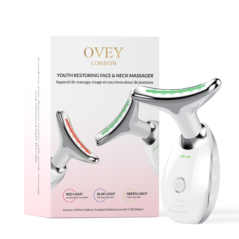 Masseur visage et cou rajeunissant