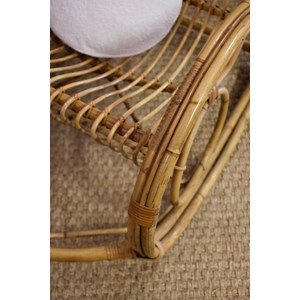 Grand rocking-chair en rotin n°640