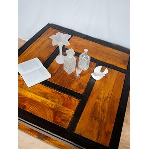 Table basse carrée en bois n°649