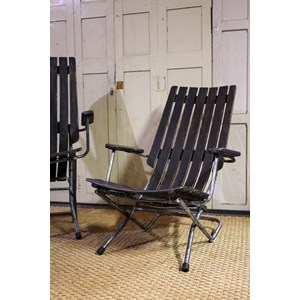 Paire de chaises longues réglables n°7