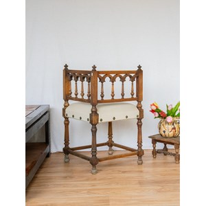 Claude, la chaise d'angle en cuir n°882