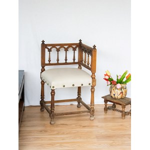 Claude, la chaise d'angle en cuir n°882