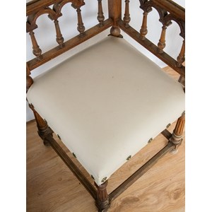 Claude, la chaise d'angle en cuir n°882