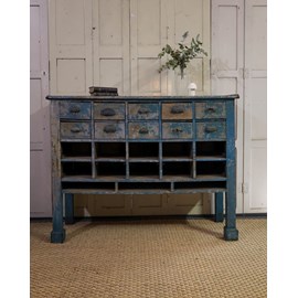 Grand meuble de métier patiné n°187