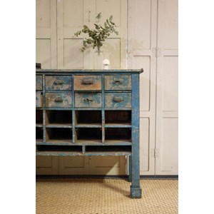 Grand meuble de métier patiné n°187