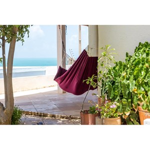 Hamac brésilien bordeaux