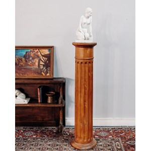 Hanna, la colonne en bois orangé n°744