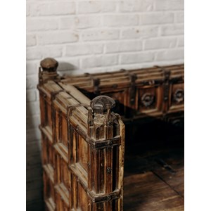 Banc indien de mariage en bois n°293