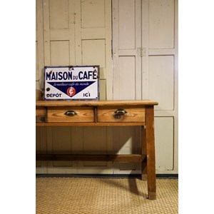 Grand meuble de métier en pitchpin n°191