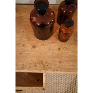 Grand meuble de métier en pitchpin n°191