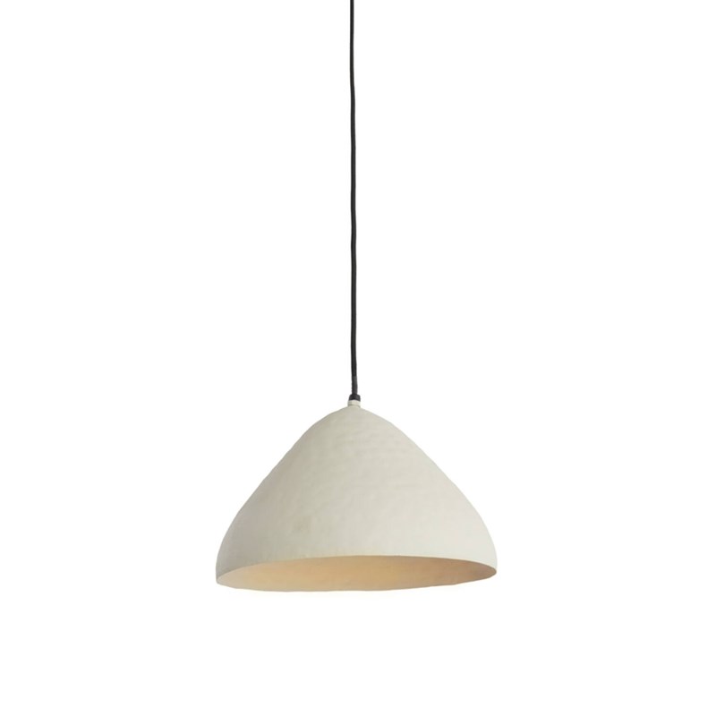 My Bohem - Suspension elimo d32cm en métal crème avec monture