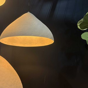 Suspension elimo d32cm en métal crème