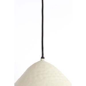 Suspension elimo d32cm en métal crème